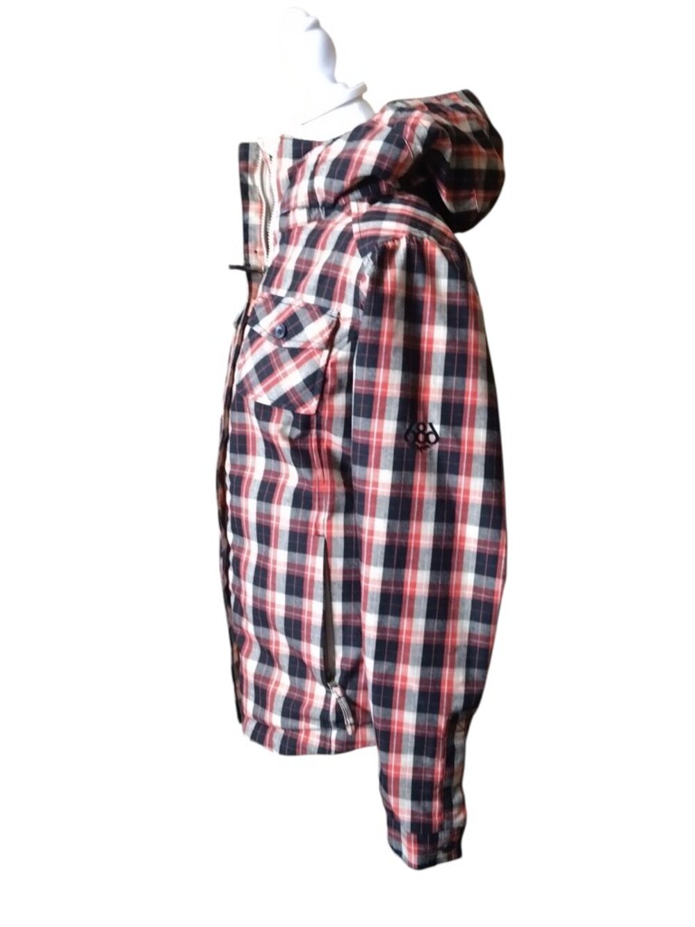 686 Reserved Tonic Plaid Ski Snowboard Hooded Jacket Waterproof Women's XS - Picture 6 of 15